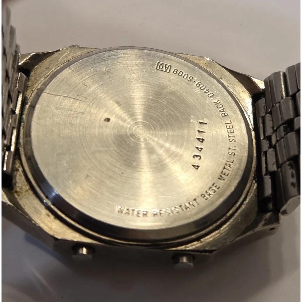 Rare Vintage Seiko Sign Table D409-5009 Men's Digital Sports Watch 1980s